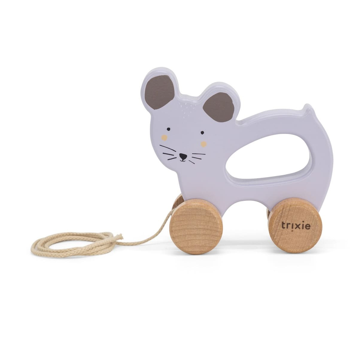 Nachziehtier Maus I Geschenk zum 1 Geburtstag I personalisierbar