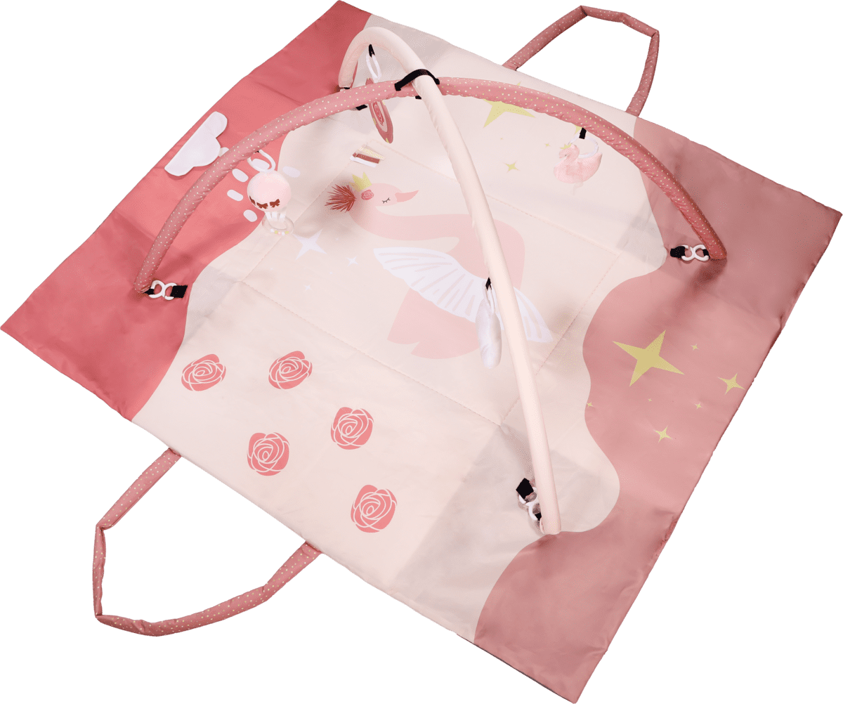 Spielmatte Schwan Ivy Tryco | Babygeschenk | personalisierbar