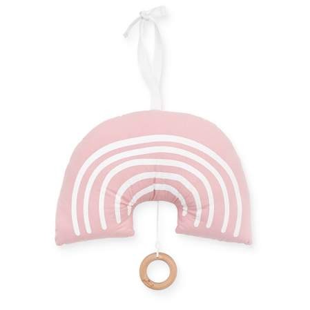 Jollein | Spieluhr Regenbogen - rosa