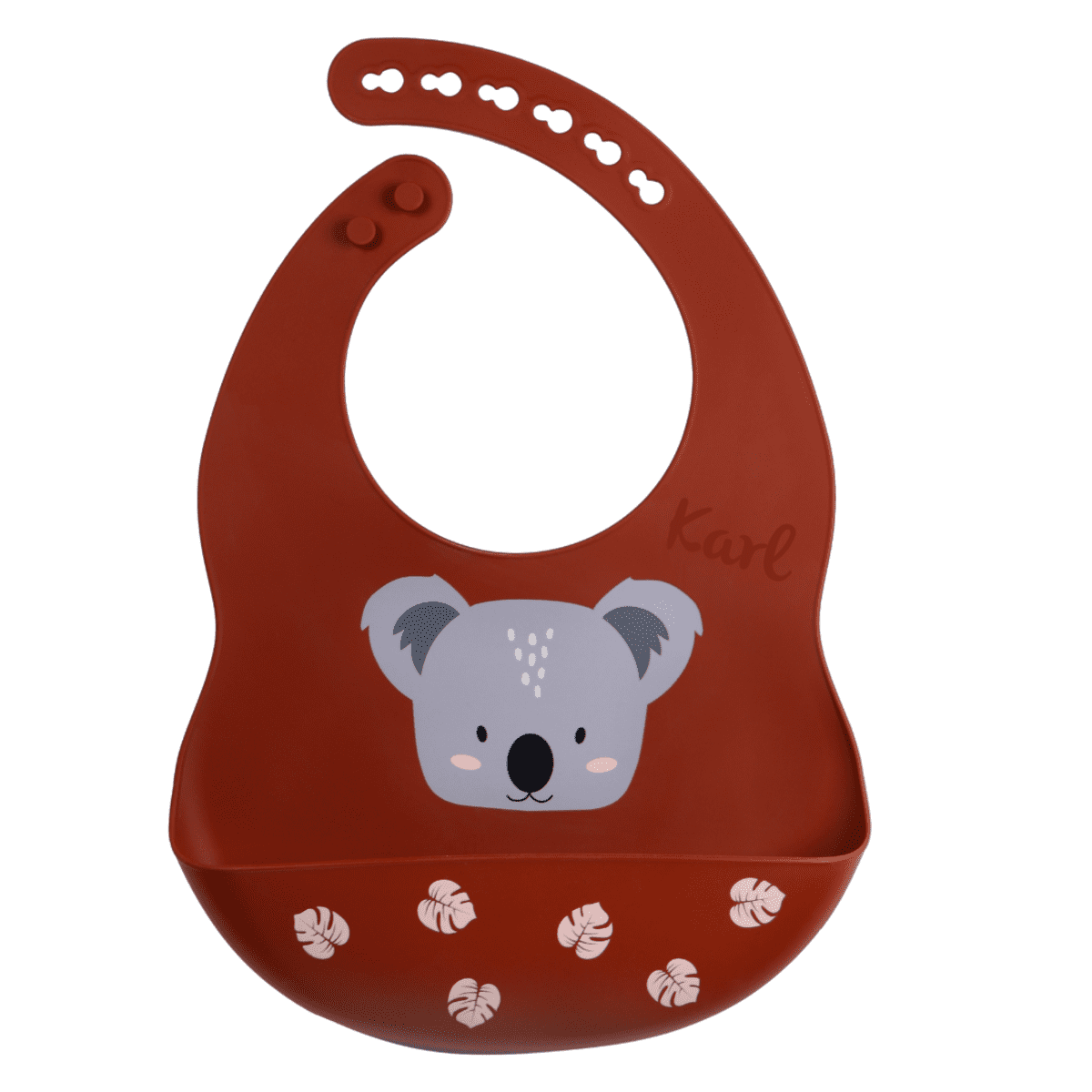 Silikon Lätzchen Koala Tryco | Babygeschenk | personalisierbar