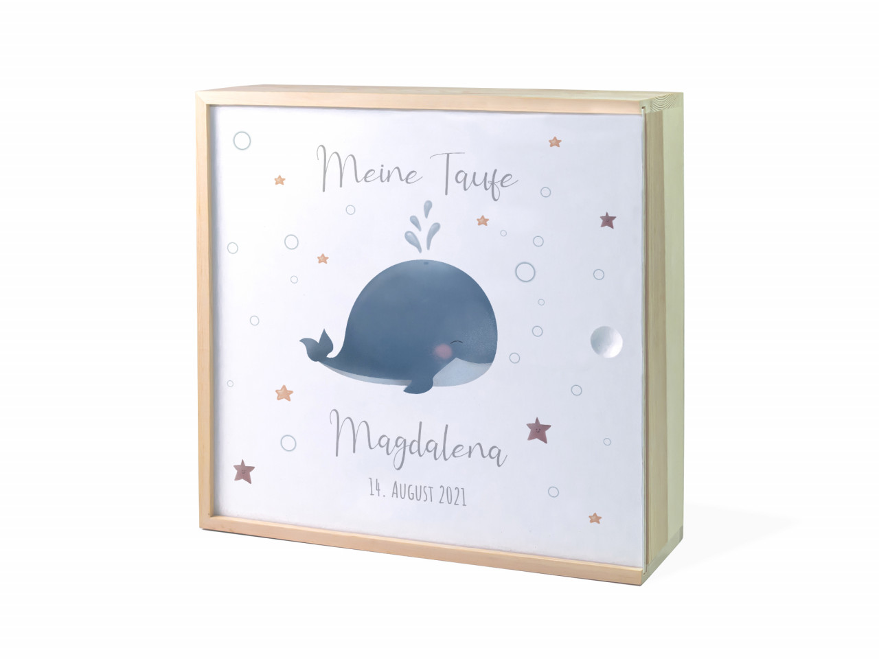 Erinnerungsbox Taufe | Wal | Kidslino