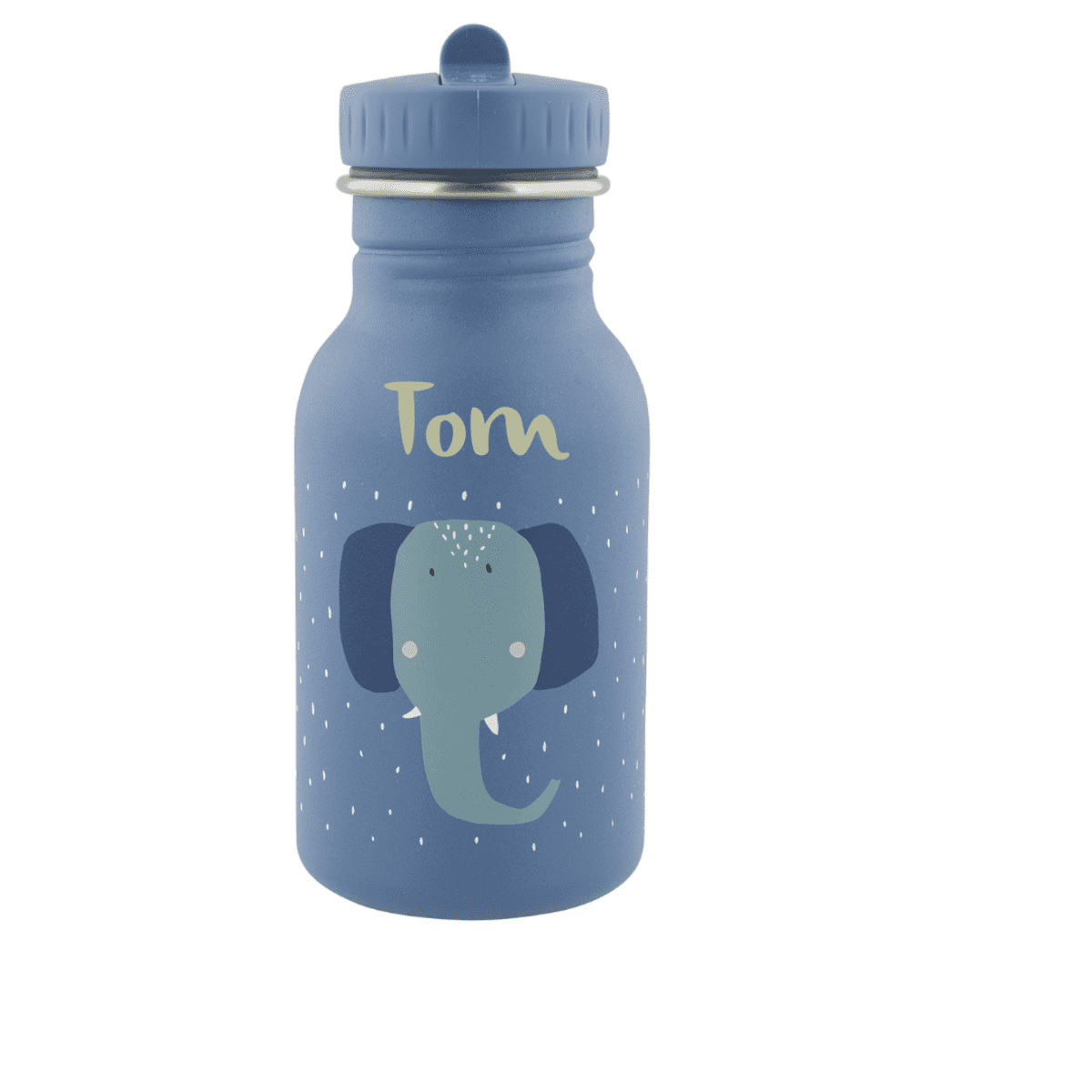 Kindertrinkflasche mit Namen, Trixie Trinkflasche Kinder, Edelstahl Trinkflasche Elefant