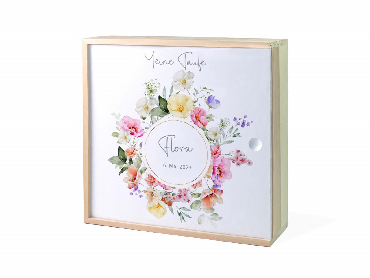 Erinnerungsbox Taufe | Wildblume | Kidslino