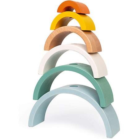 Nachziehschildkröte Regenbogen | Janod | personalisierbar