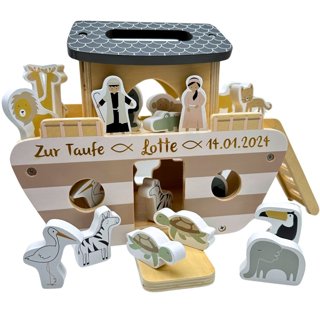 Taufgeschenk Arche Noah, Geschenk Taufe, außergewöhnliches Taufgeschenk
