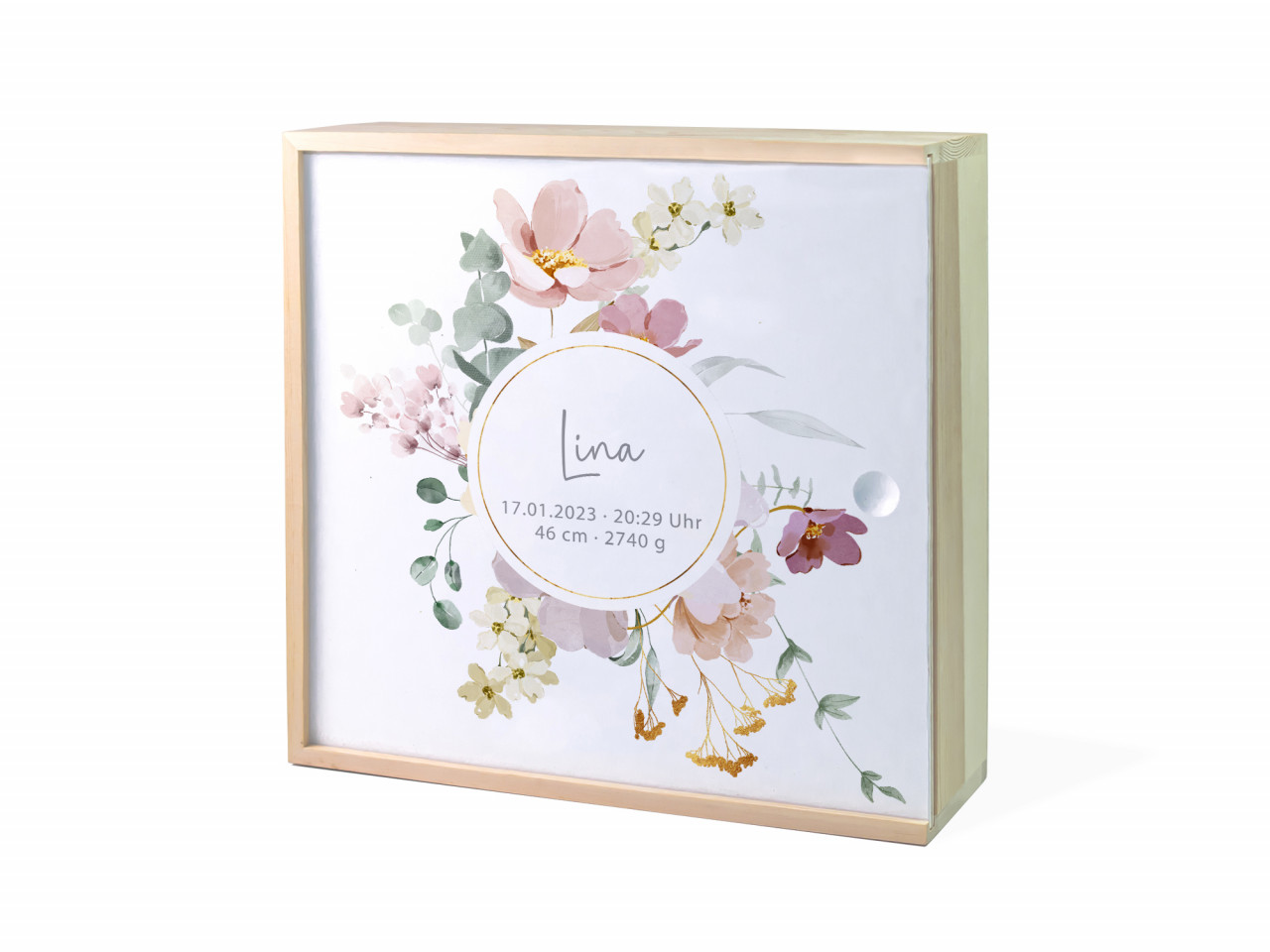 Erinnerungsbox Geburt | lovely flower | Kidslino