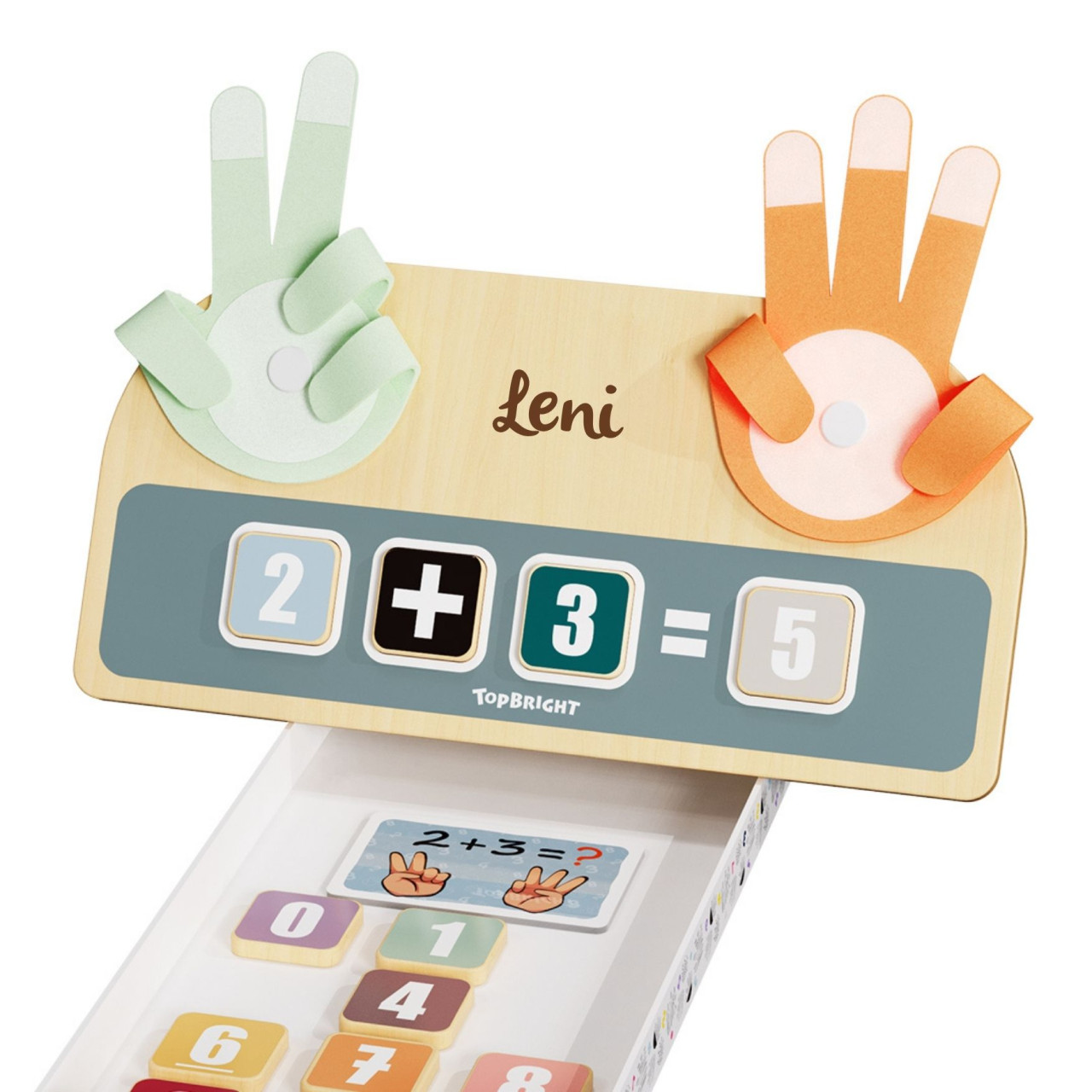 Lernspiel für Kinder ab 3 Jahren - Rechen Spiel mit FIngern 