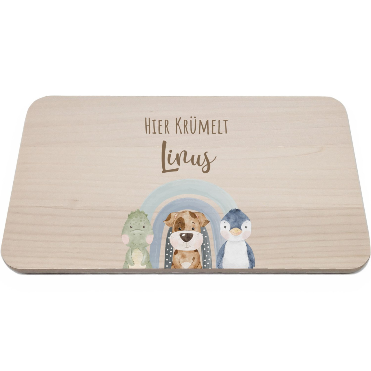 Frühstücksbrettchen | Lino - Mix Regenbogen 3