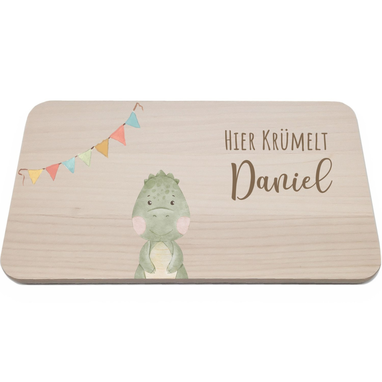 Frühstücksbrettchen | Lino - Dino Girlande