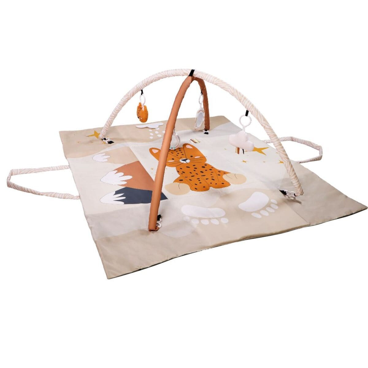 Spielmatte Leopard Lenny Tryco | Babygeschenk | personalisierbar