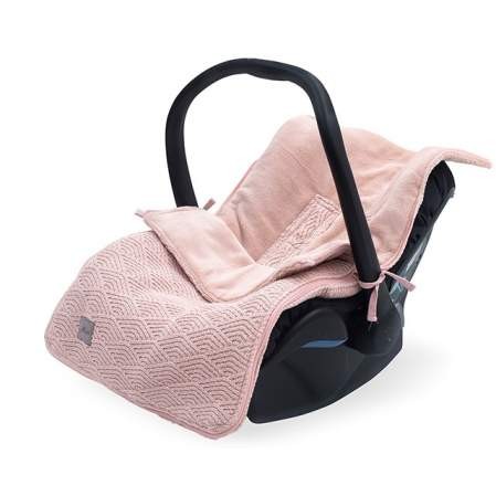 Jollein | Babyschalen Decke / Fußsack für Babyschale - rosa