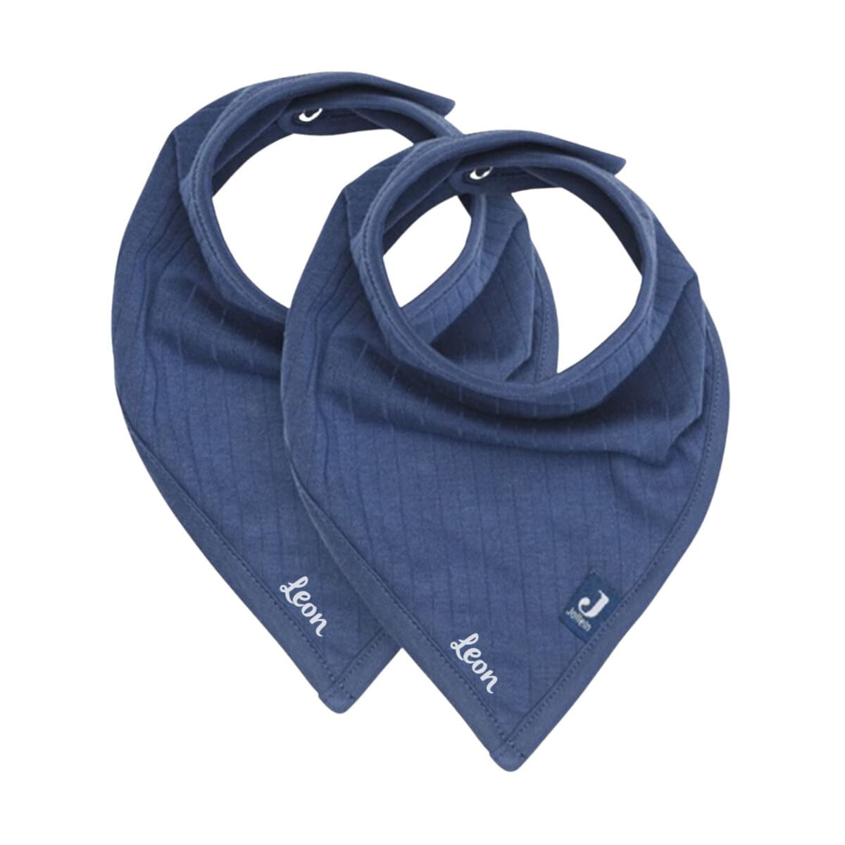 Lätzchen Bandana blau | Jollein | personalisierbar