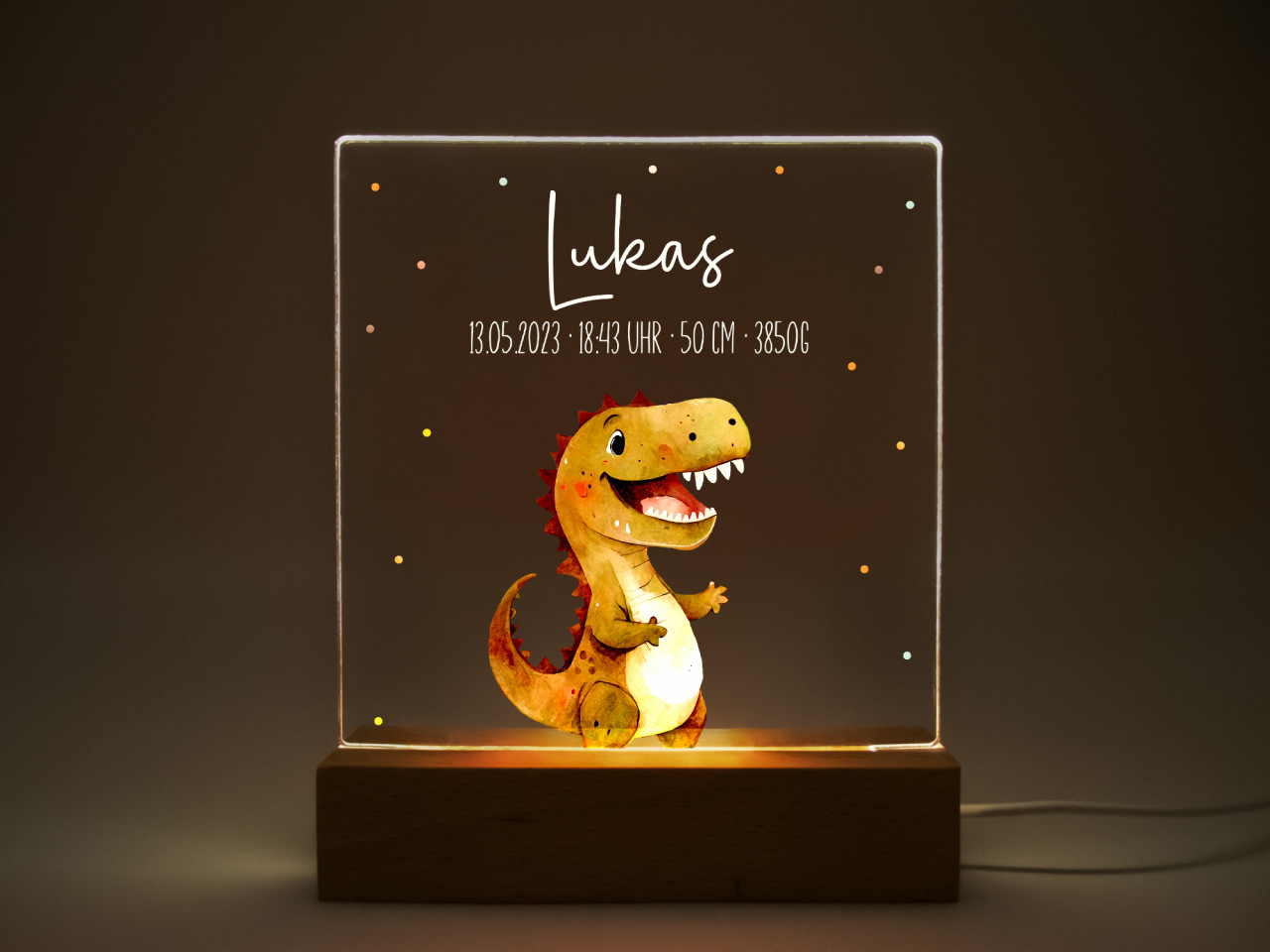 LED Nachtlicht Kinder personalisiert