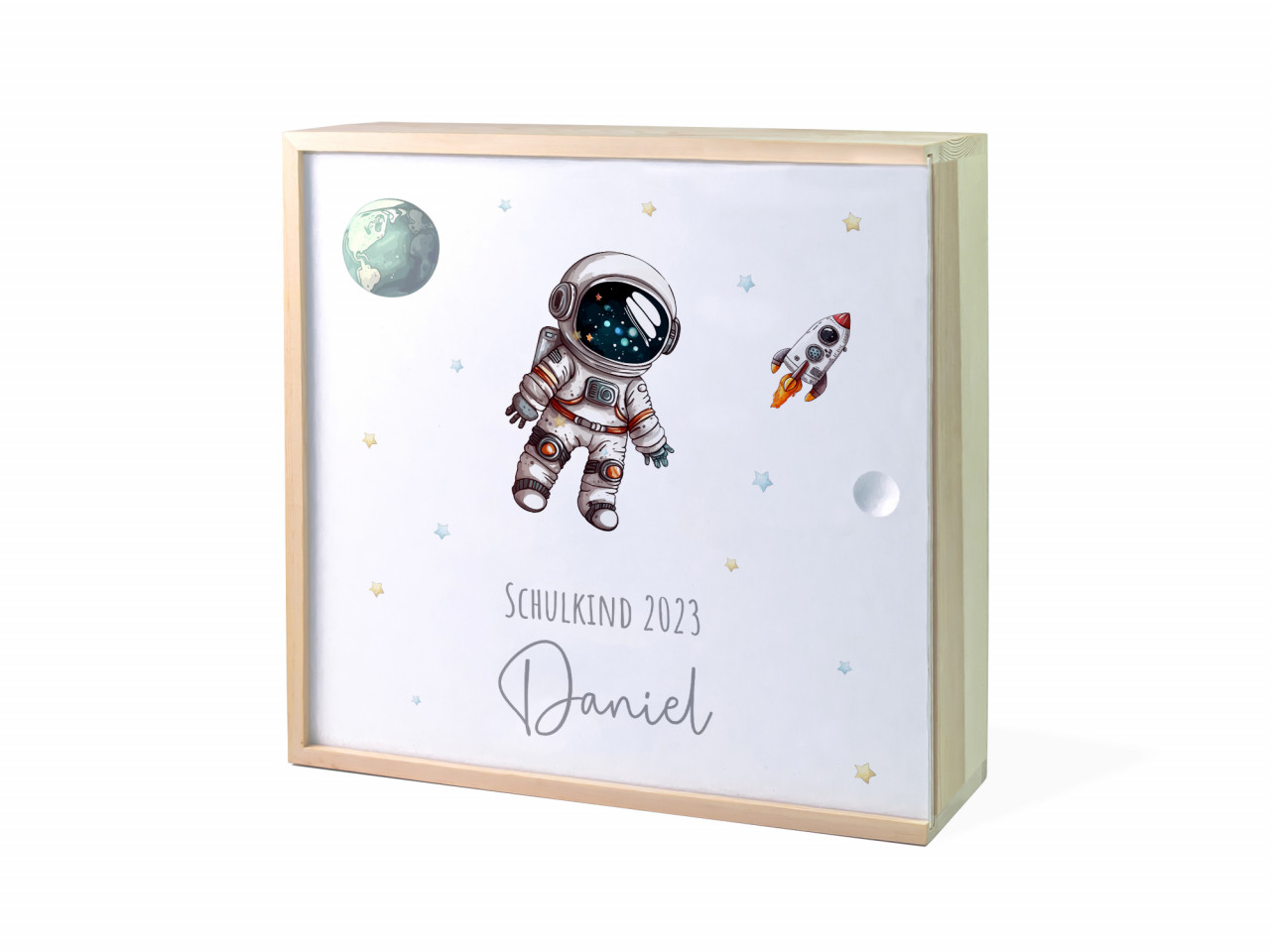 Erinnerungsbox Einschulung | Astronaut | Kidslino