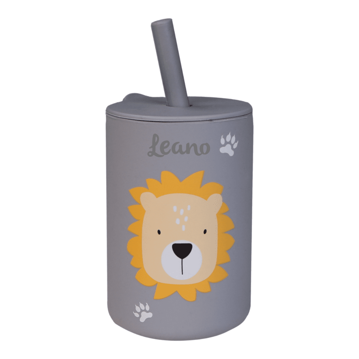 Silikon Becher Löwe Tryco | Babygeschenk | personalisierbar