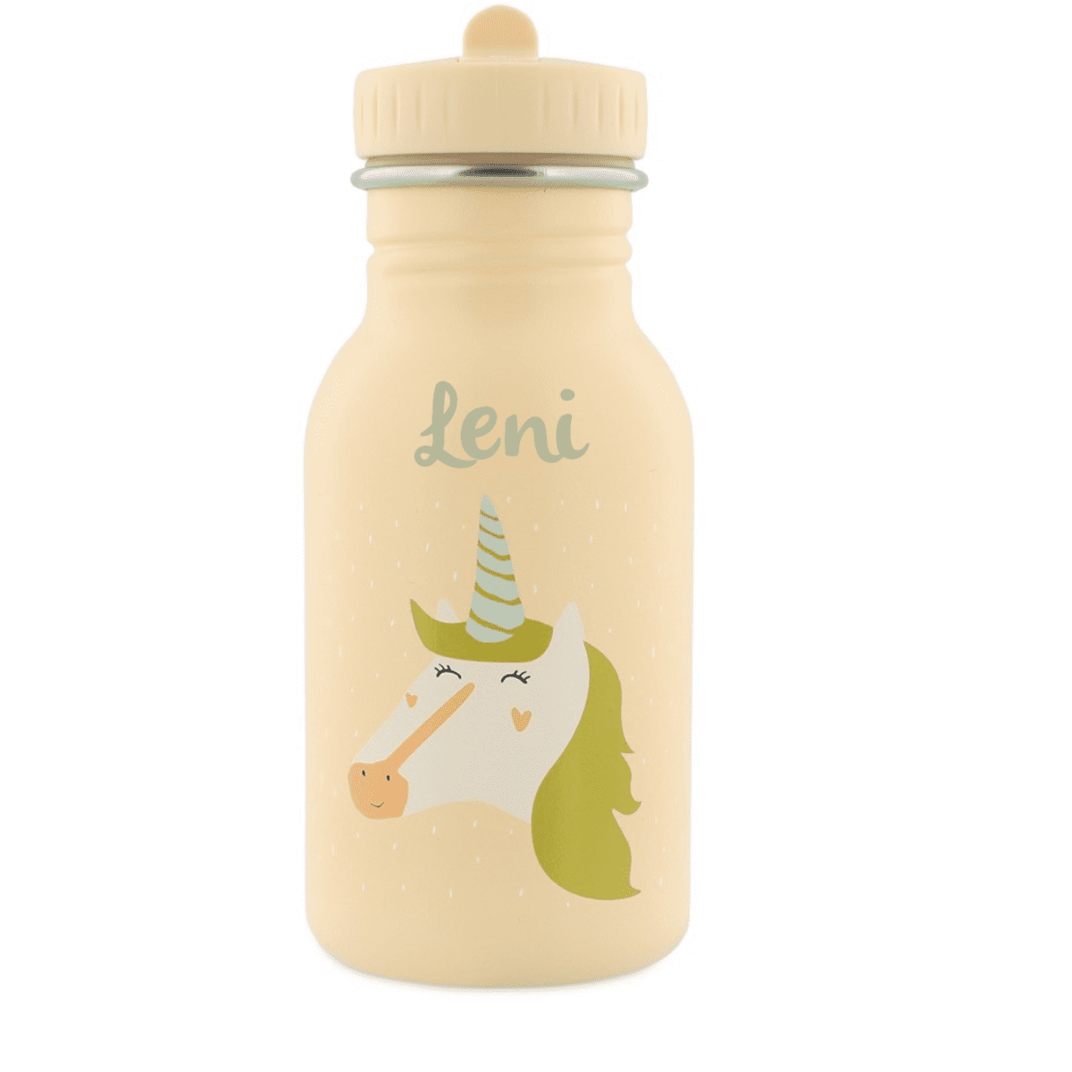 Kindertrinkflasche mit Namen, Trixie Trinkflasche Kinder, Edelstahl Trinkflasche Einhorn