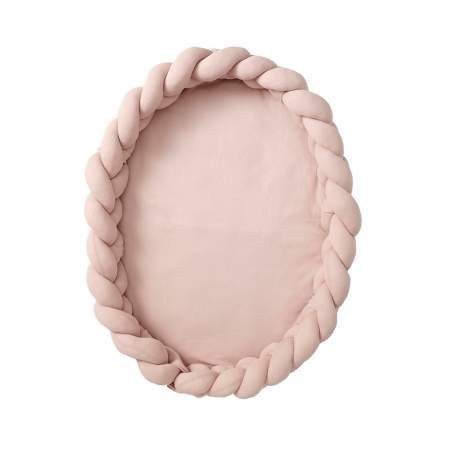 Bettnestchen Baby Nest geflochtenes Nestchen rosa | Nordic Coast Company