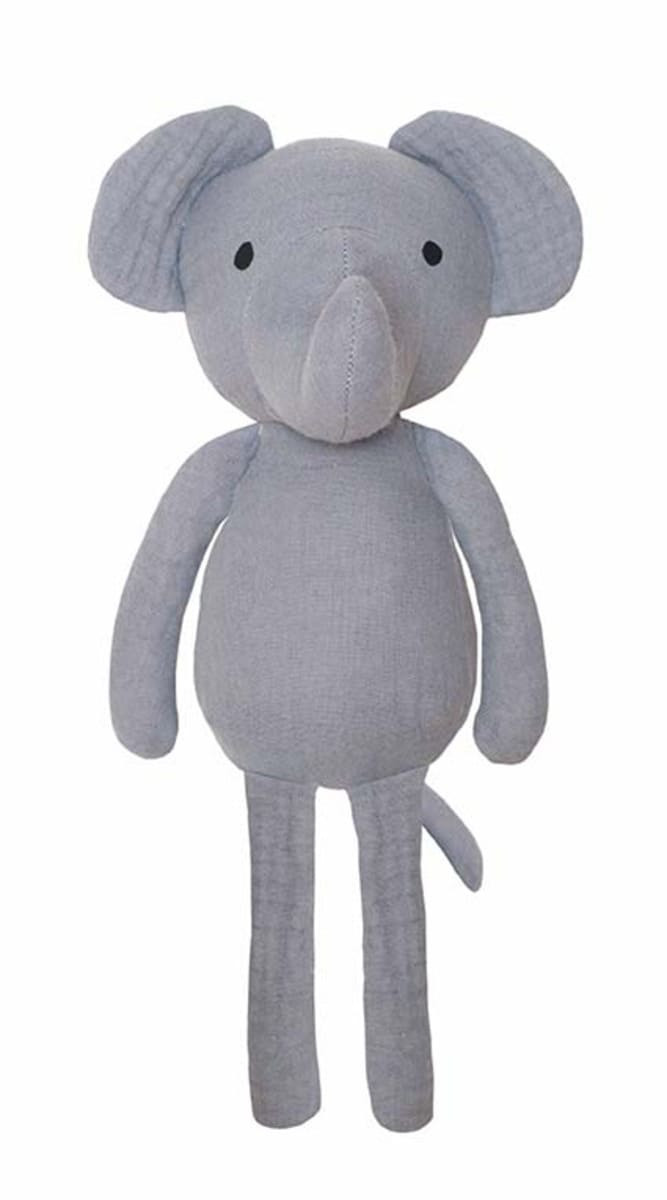 Kuscheltier Elefant grau | JaBaDaBaDo | personalisierbar