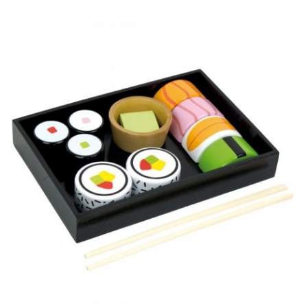 Sushi-Set aus Holz
